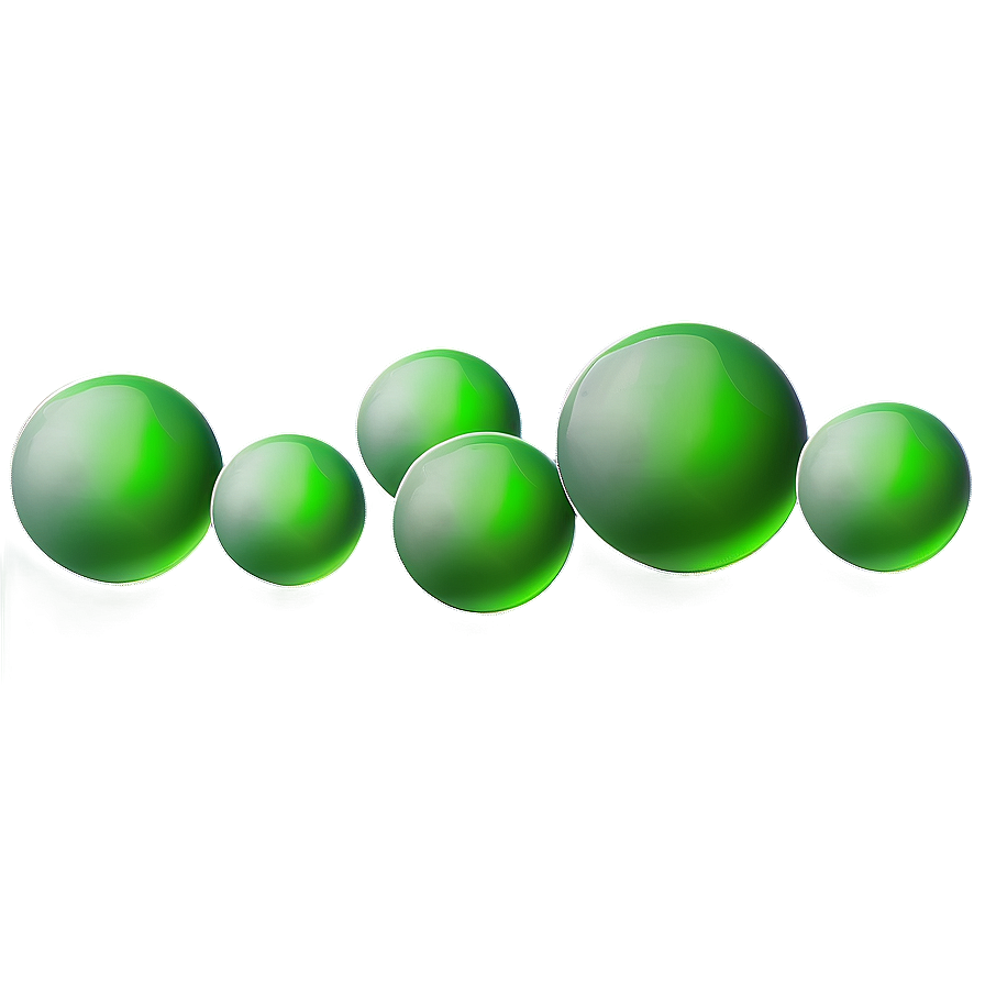 Gradient Green Dot Png 06122024