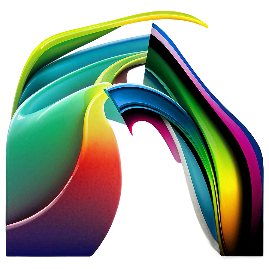 Gradient Line Artwork Png 67