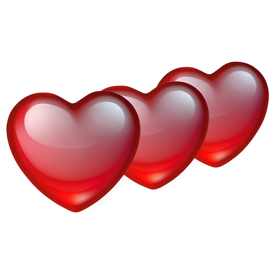 Gradient Red Heart Emoji Png Drb