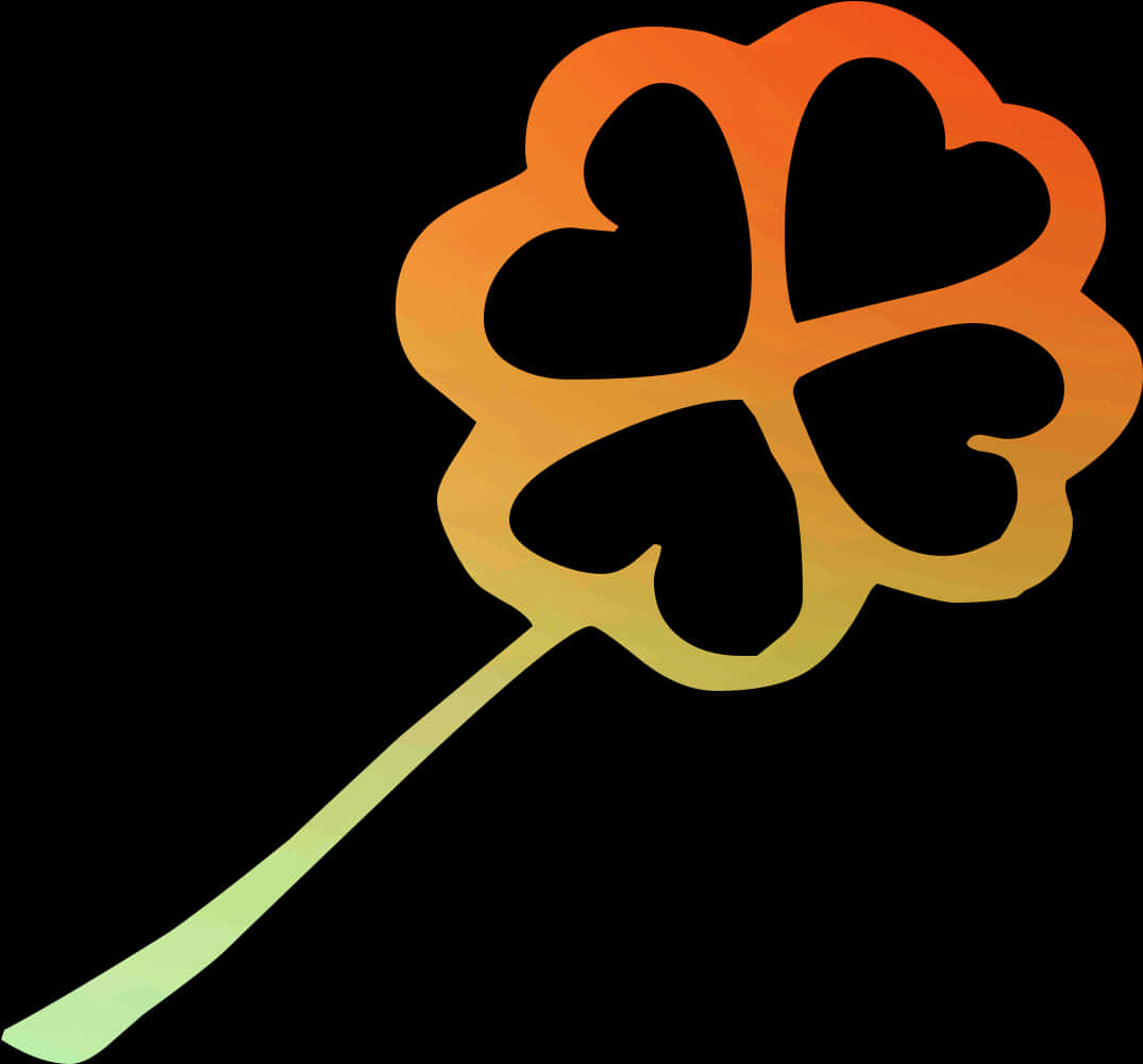 Gradient Shamrock Icon