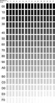 Gradient Squares Fadeto Black PNG with transparent background