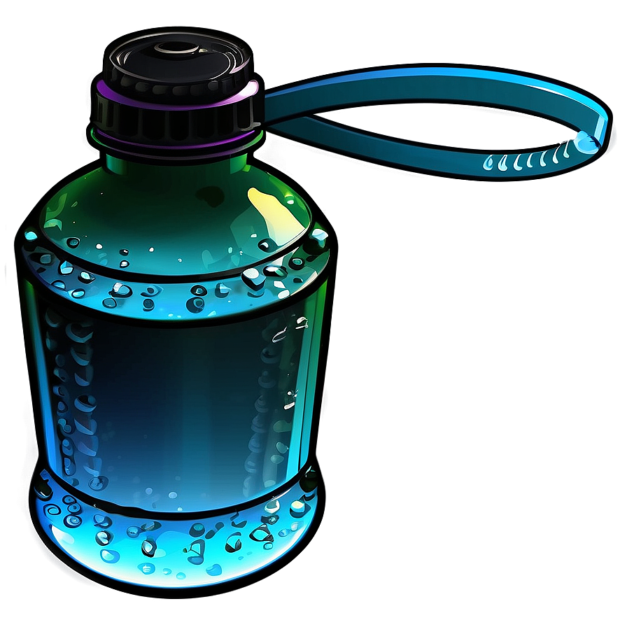 Gradient Water Bottle Png Pon44