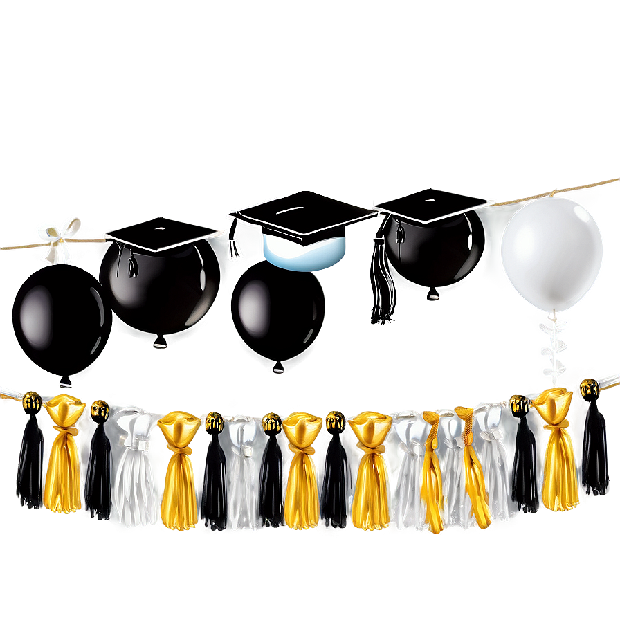 Graduation Balloon Garland Designs Png 06282024