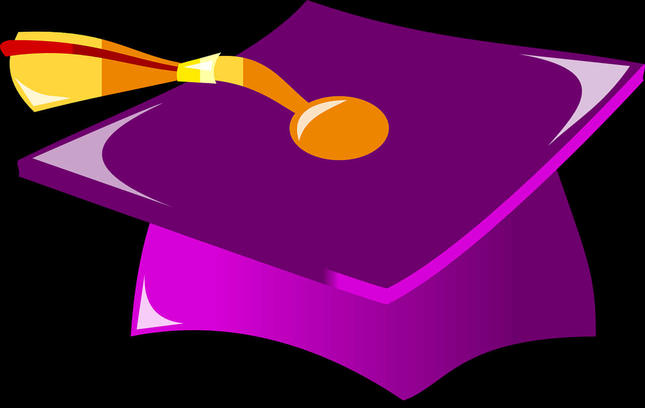 Graduation Cap Cartoon Vector