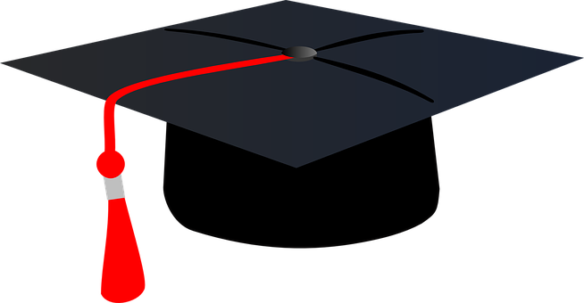 Graduation Cap Icon PNG with transparent background