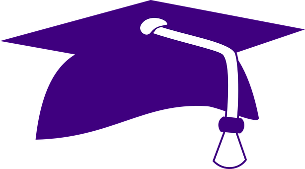 Graduation Cap Icon PNG with transparent background