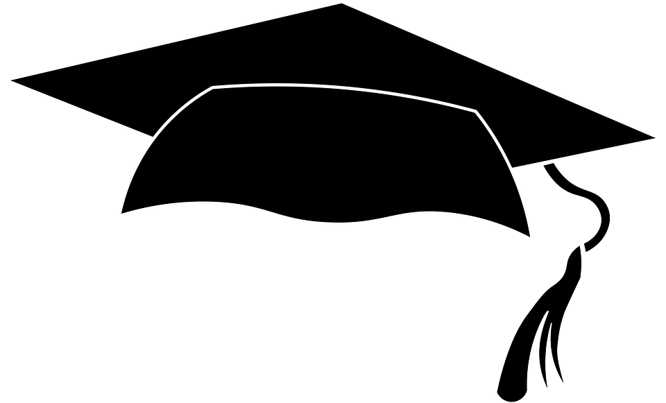 Graduation, High School, College, Cap, Hat, Graduate - Graduation Cap Icon, HD Png Download PNG with transparent background