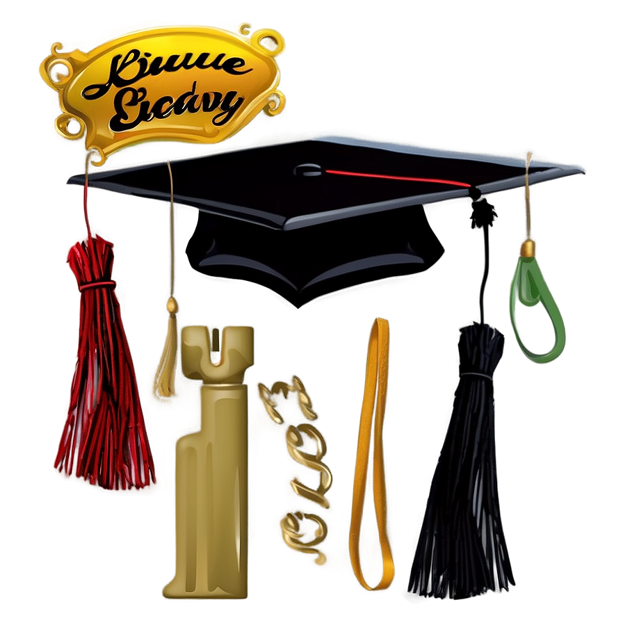 Graduation Cap Illustration Png 06262024