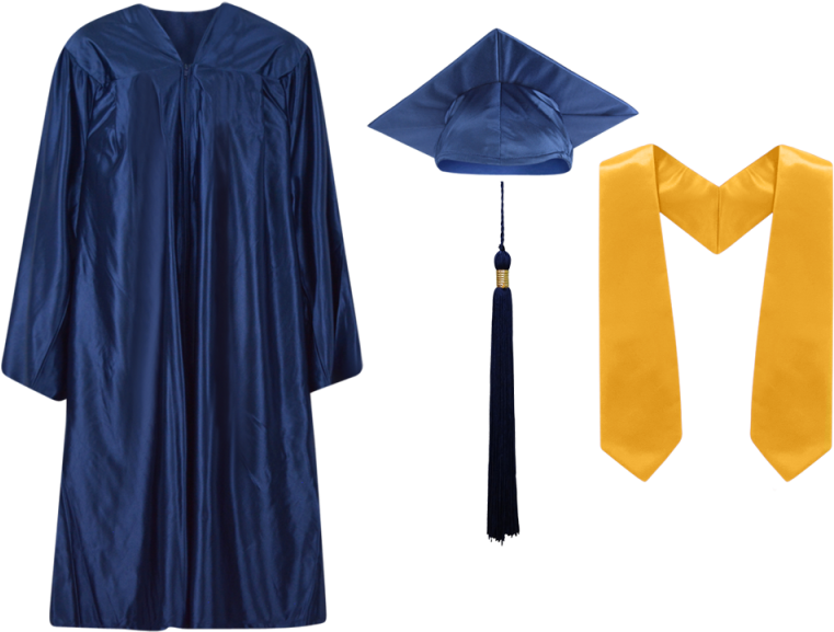 Graduation Capand Gown Set