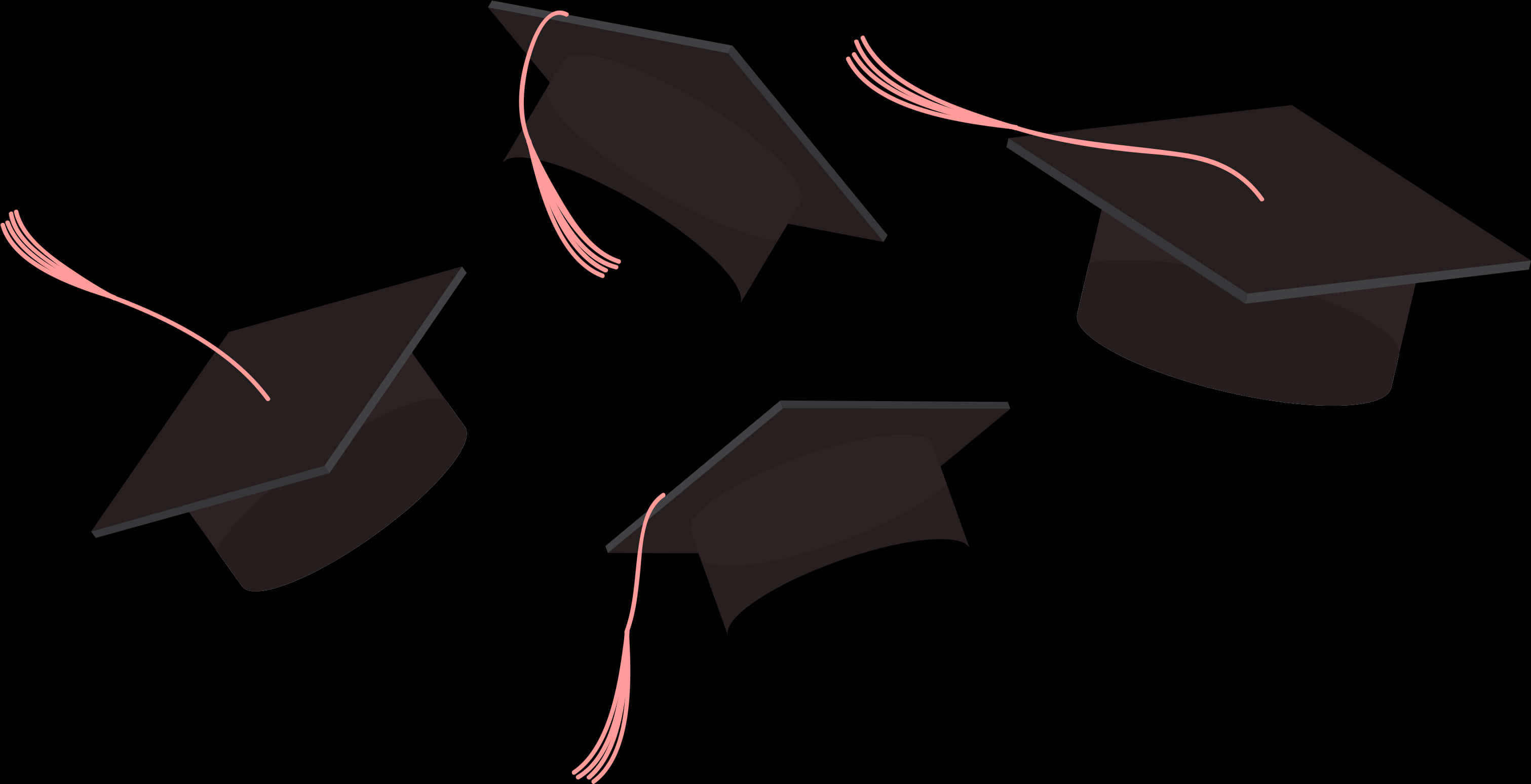 Graduation Ceremony Poster Icon - Graduation Caps In The Air Clipart, HD Png Download PNG with transparent background