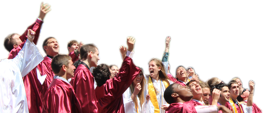 Graduation Celebration Cheers.png PNG with transparent background