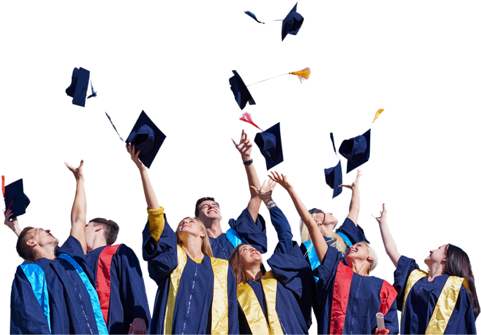 Graduation Celebration Joy PNG with transparent background