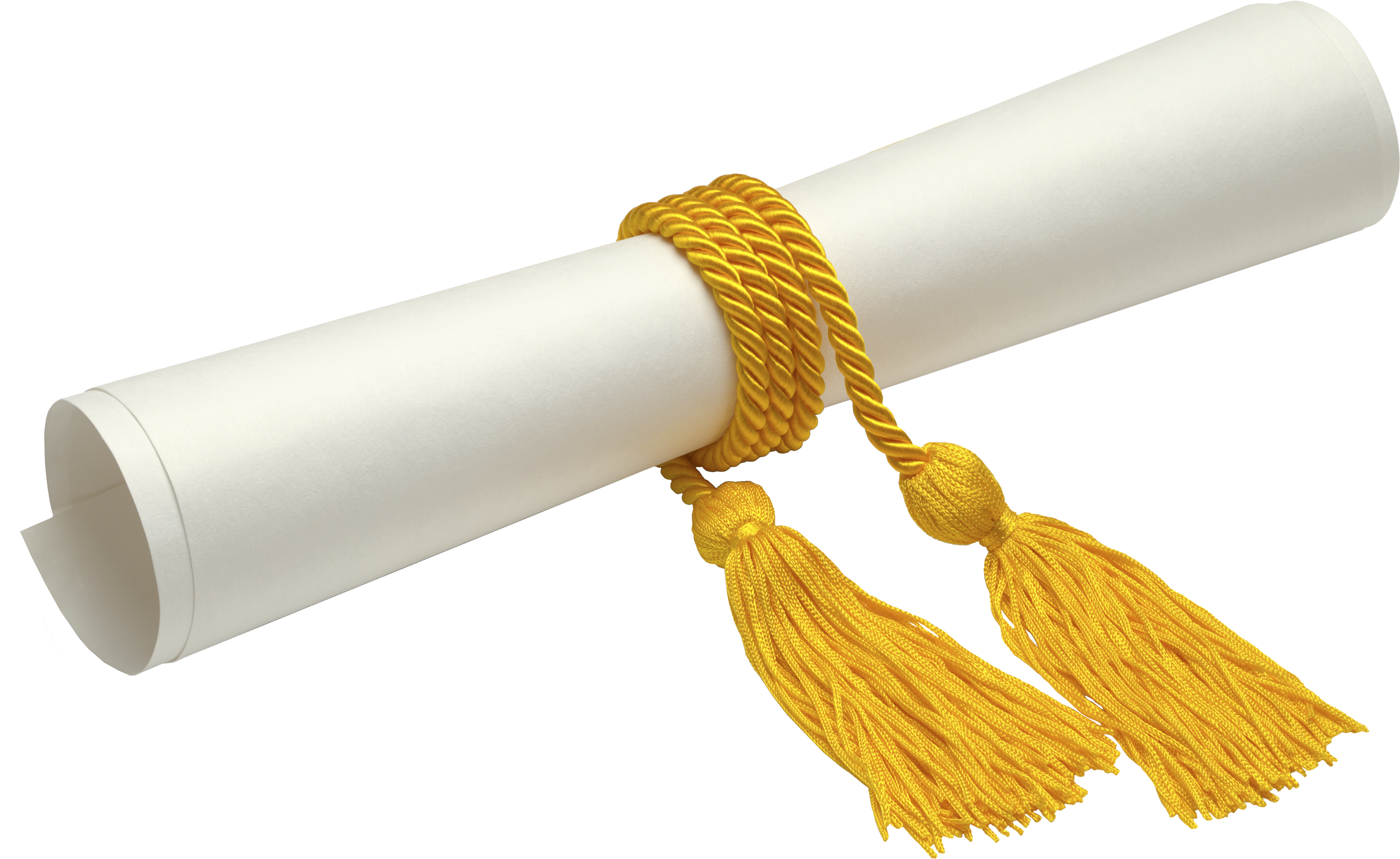 Graduation Diplomawith Golden Tassel.png