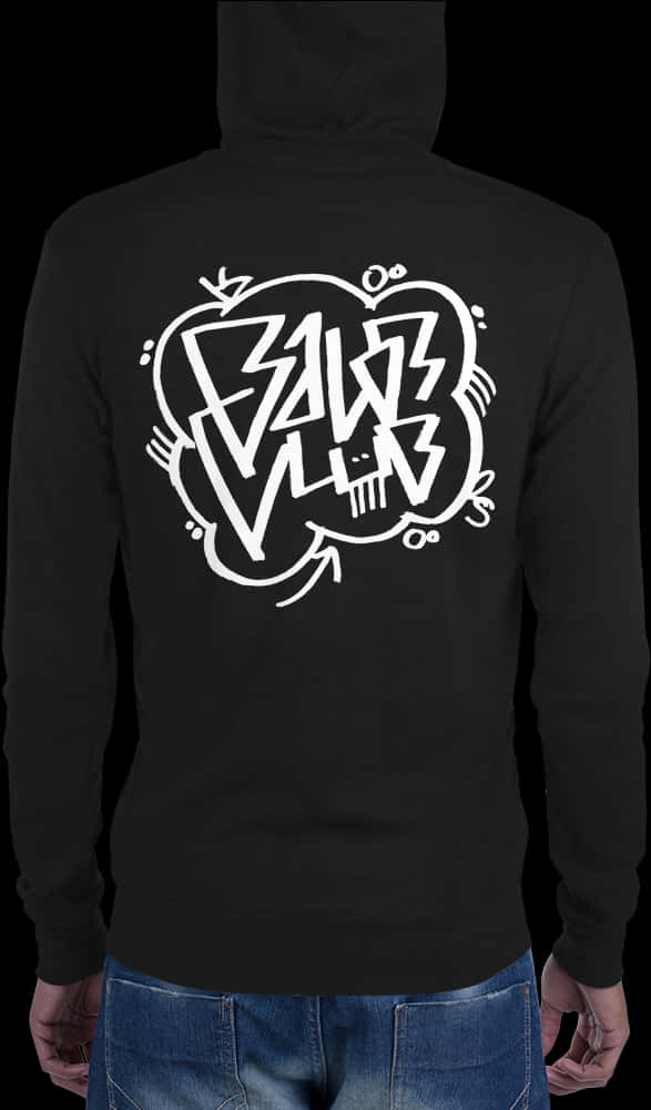 Graffiti Heart Design Hoodie PNG with transparent background