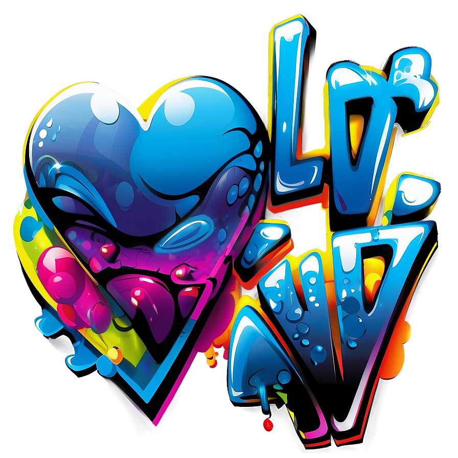 Graffiti Love Png 05032024