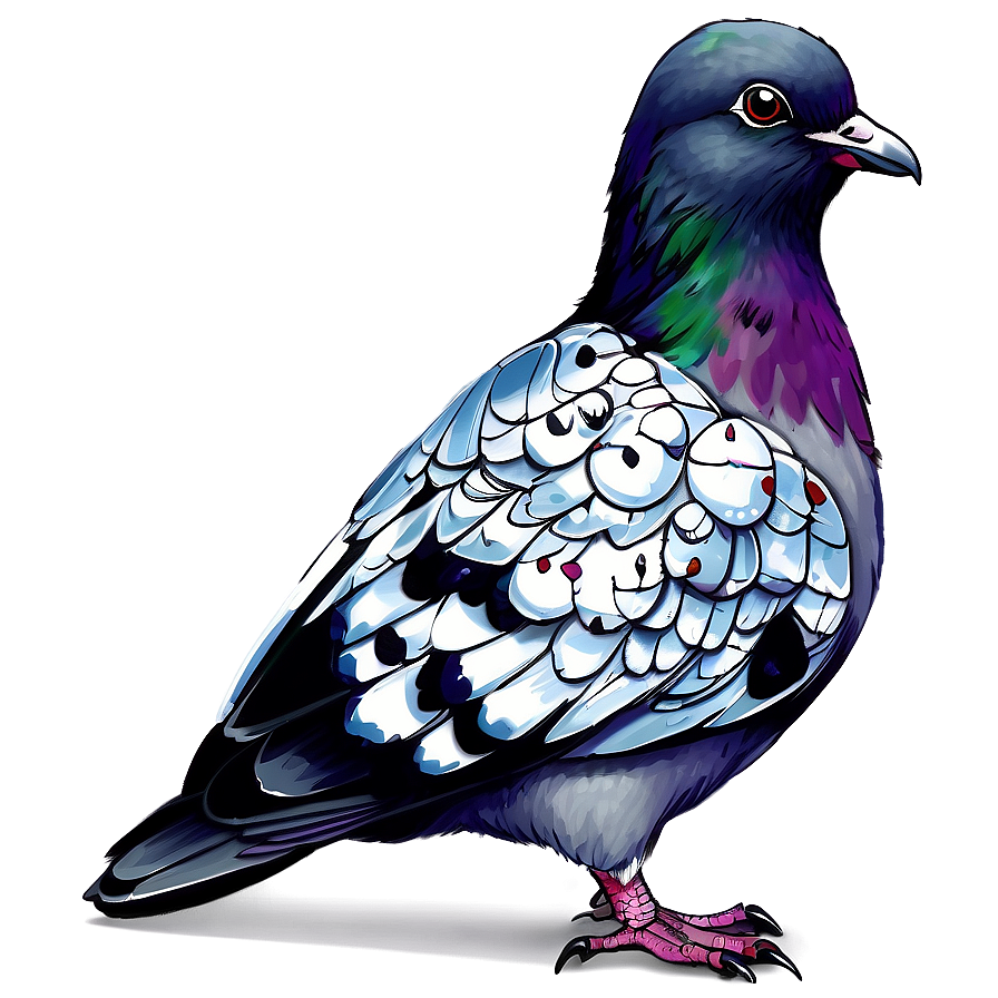 Graffiti Pigeon Png Euc39