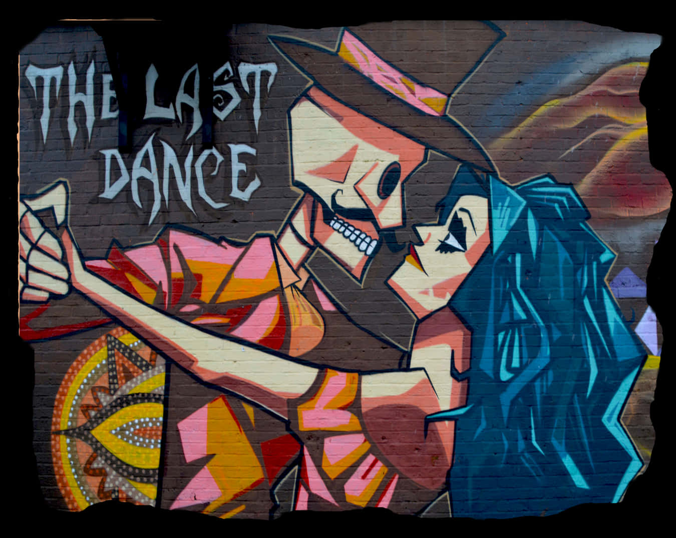 Graffiti The Last Dance PNG with transparent background