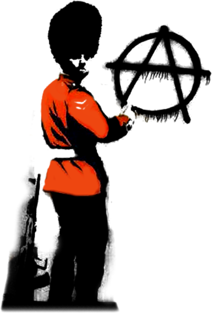 Graffiti Transparent Background - Banksy Anarchist, HD Png Download PNG with transparent background