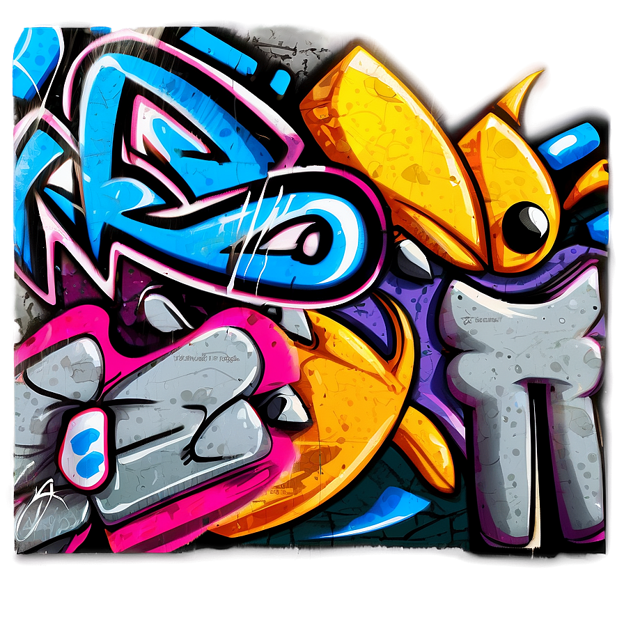 Graffiti Wall Art Png 06292024