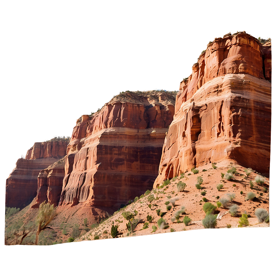 Grand Canyon Red Sandstone Cliffs Png 77