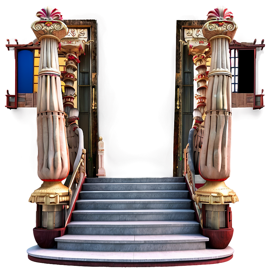 Grand Entrance Staircase Png Nfn88