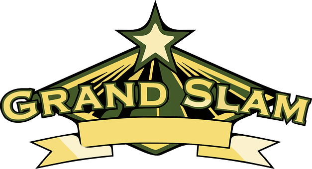 Grand Slam Star Logo PNG with transparent background