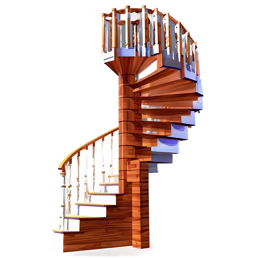 Grand Spiral Staircase Png 05242024