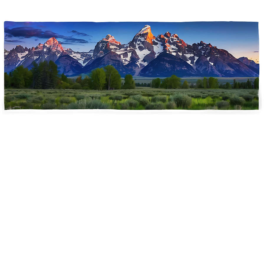 Grand Teton Mountains Wyoming Png 06252024