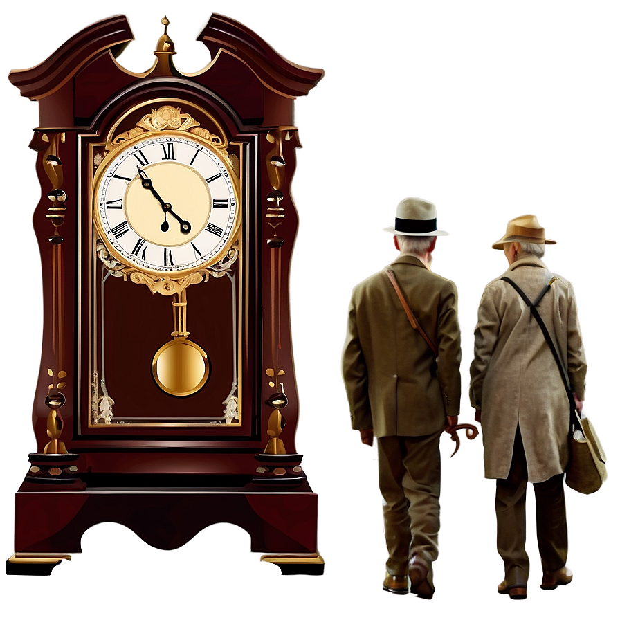 Grandfather Clock Clipart Png 4