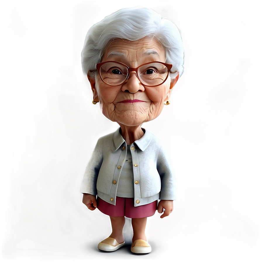 Grandma Portrait Png Kwr62