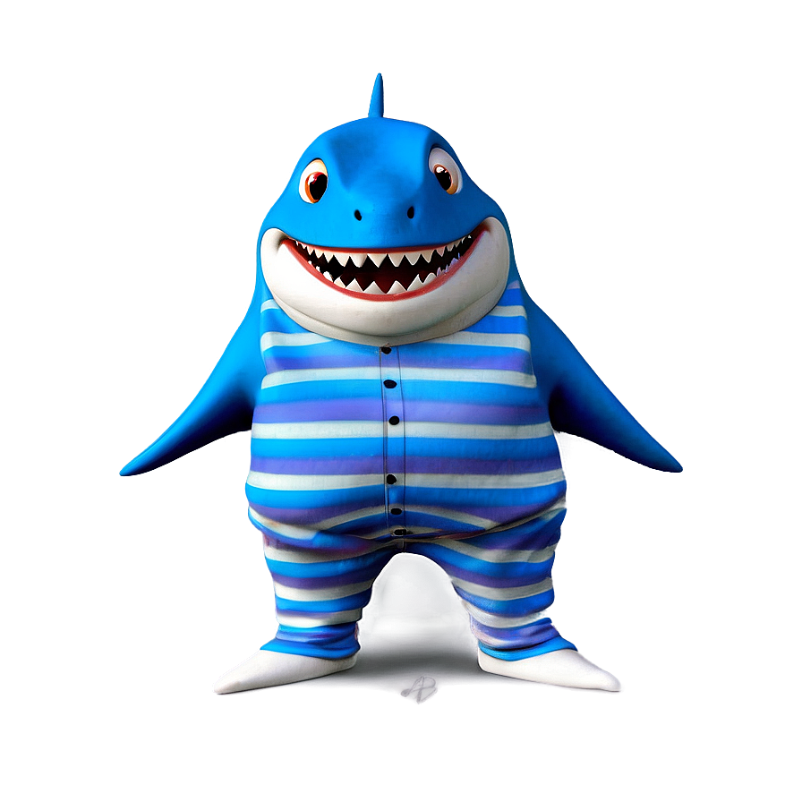 Grandpa Shark In Pajamas Png Hac