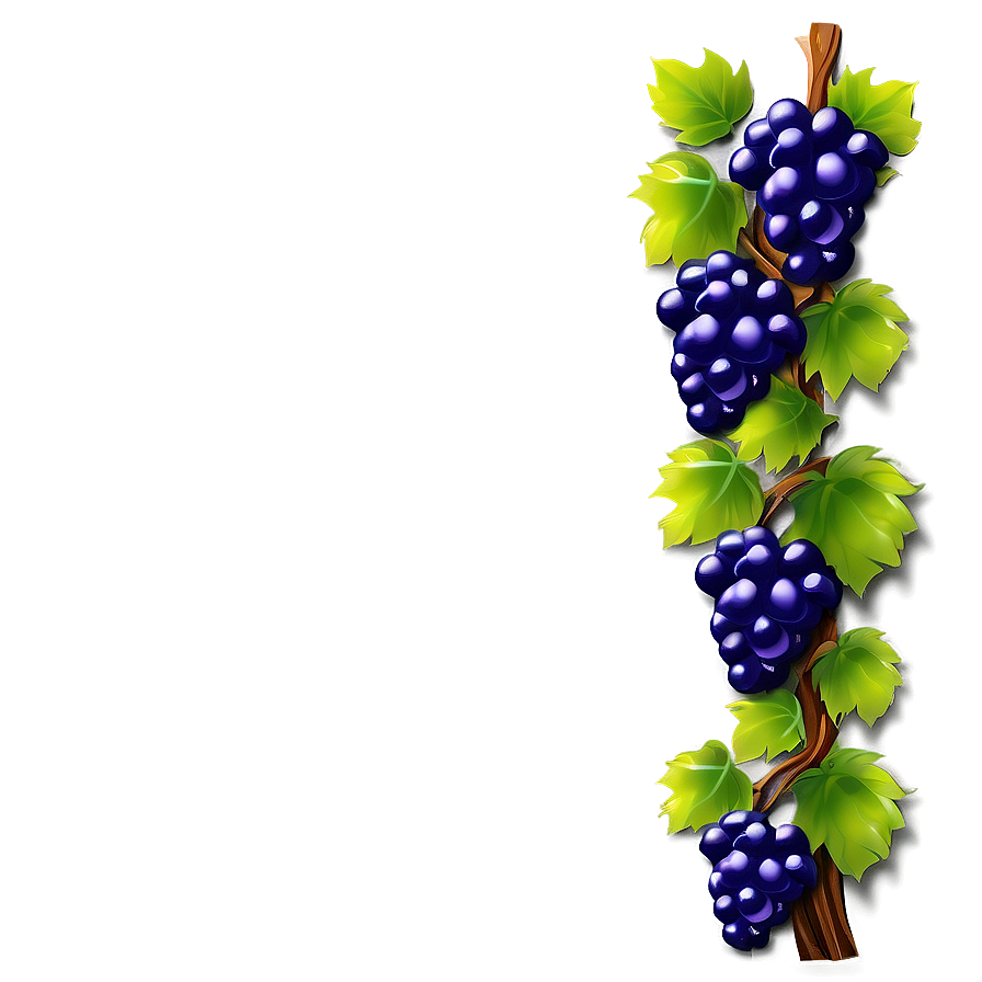 Grape Vine Border Png 24