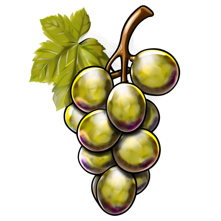 Grapes Drawing Png 05242024