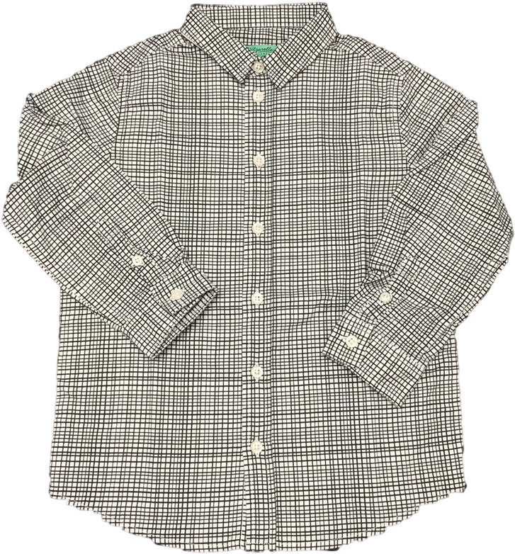 Graph Paper Pattern Shirt