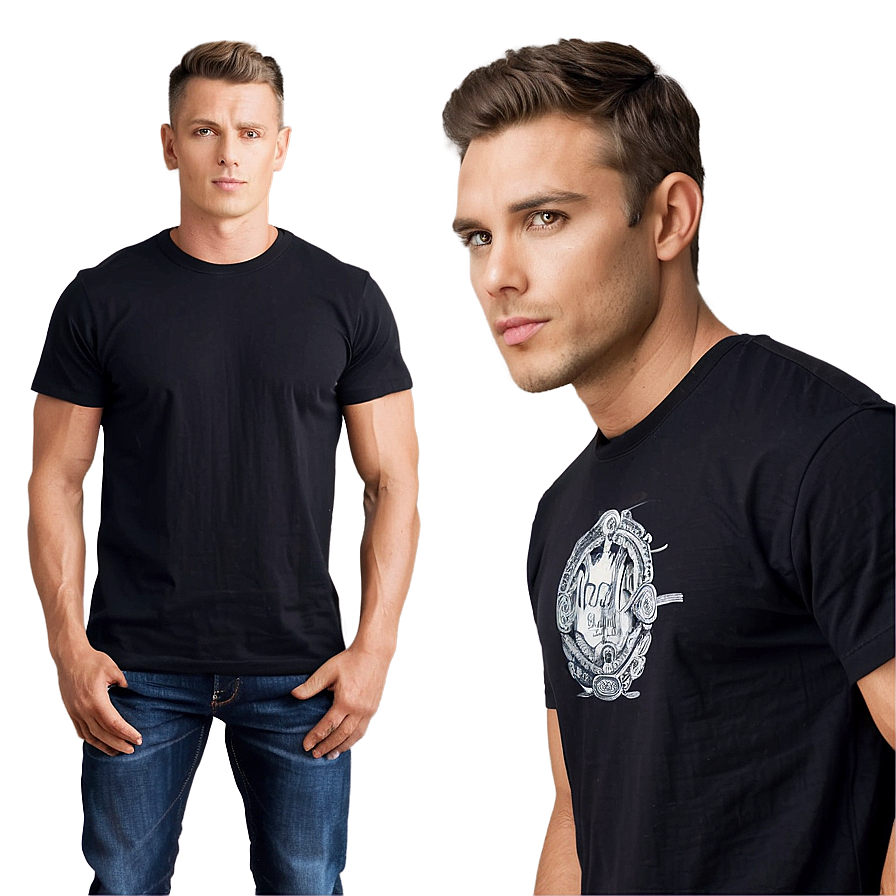 Graphic Black T Shirt PNG eaf PNG image with a transparent background, free high-resolution download