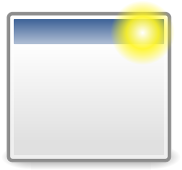 Graphic Window Interface Icon PNG with transparent background