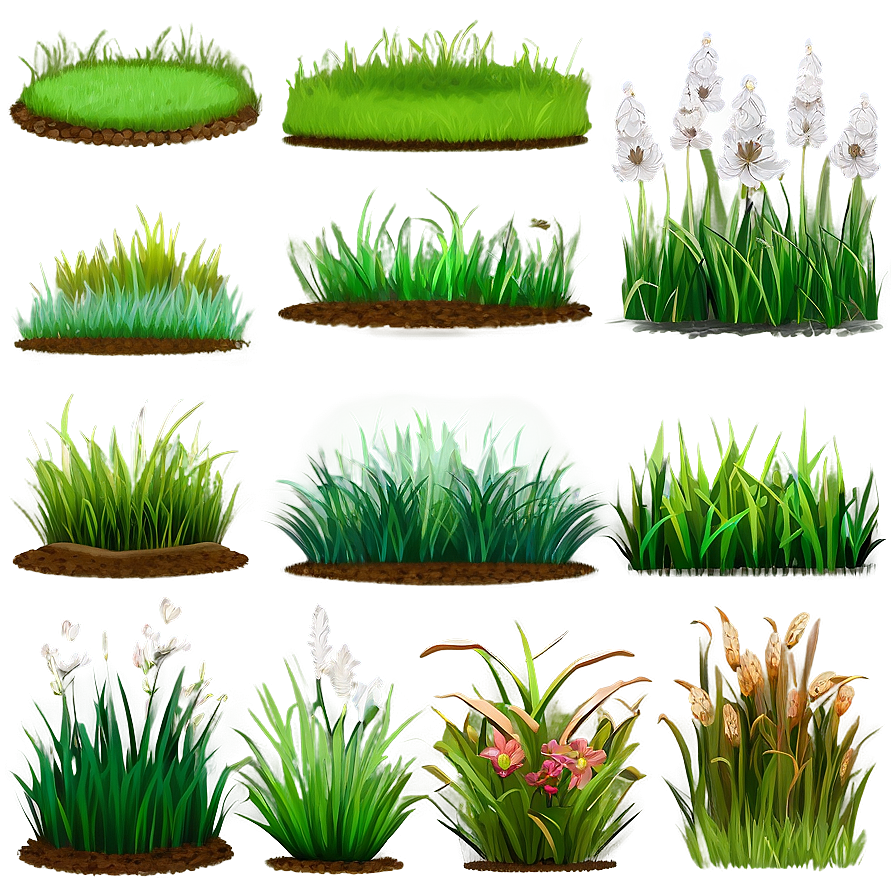 Grass Clipart Pack Png Uxn91