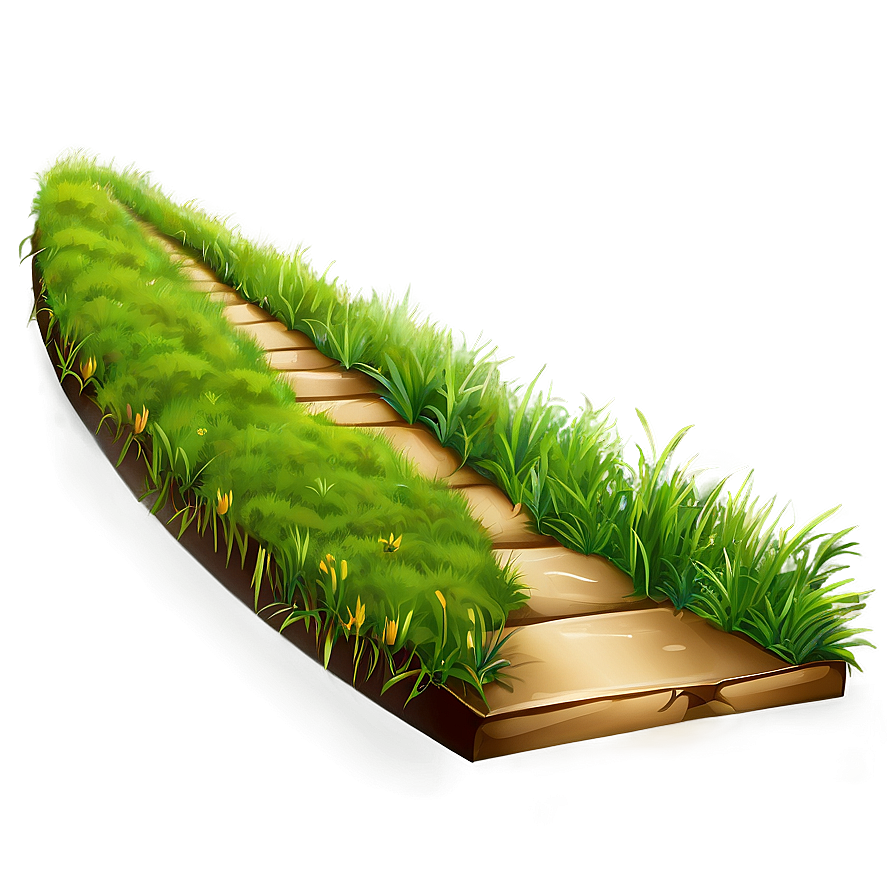 Grass Path Clipart Png 06272024