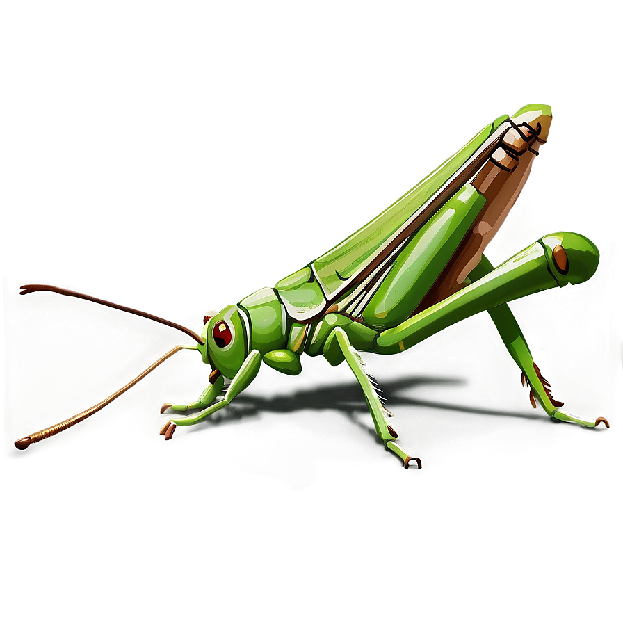 Grasshopper Eating Leaf Png 06122024