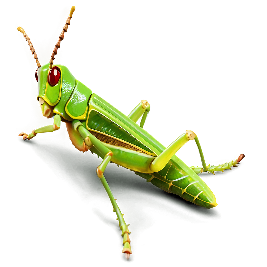 Grasshopper Eating Leaf Png Cvr