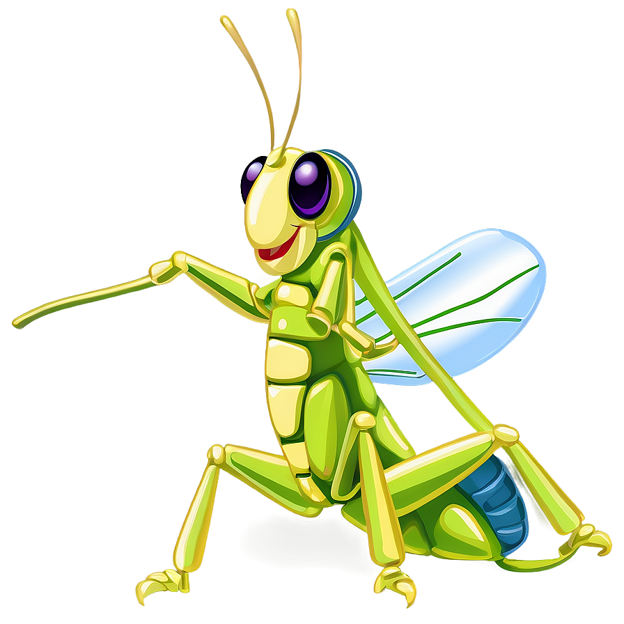 Grasshopper With Transparent Wings Png 65