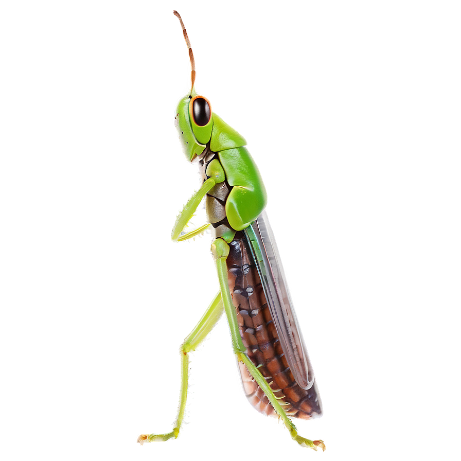 Grasshopper With Transparent Wings Png Mwm39