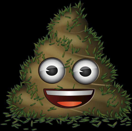 Grassy Poop Emoji Fun