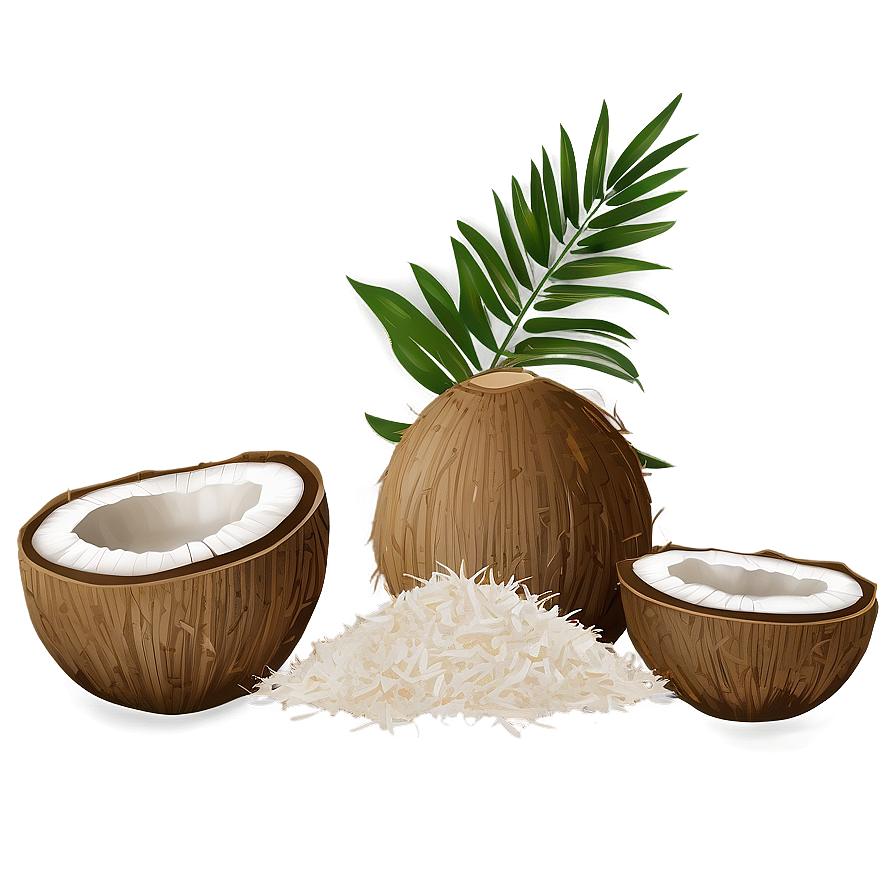 Grated Coconut Png Irq