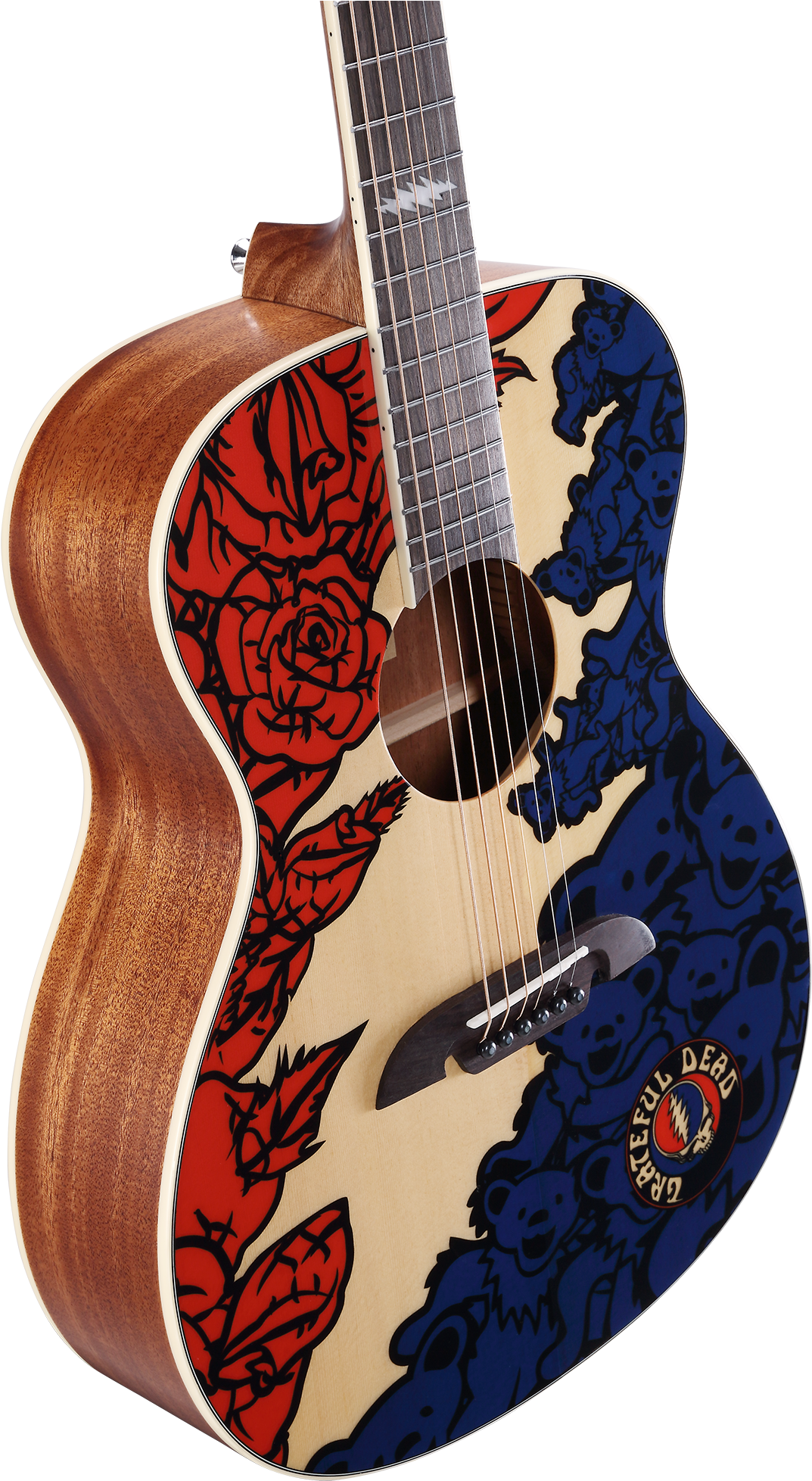 Grateful Dead Themed Acoustic Guitar