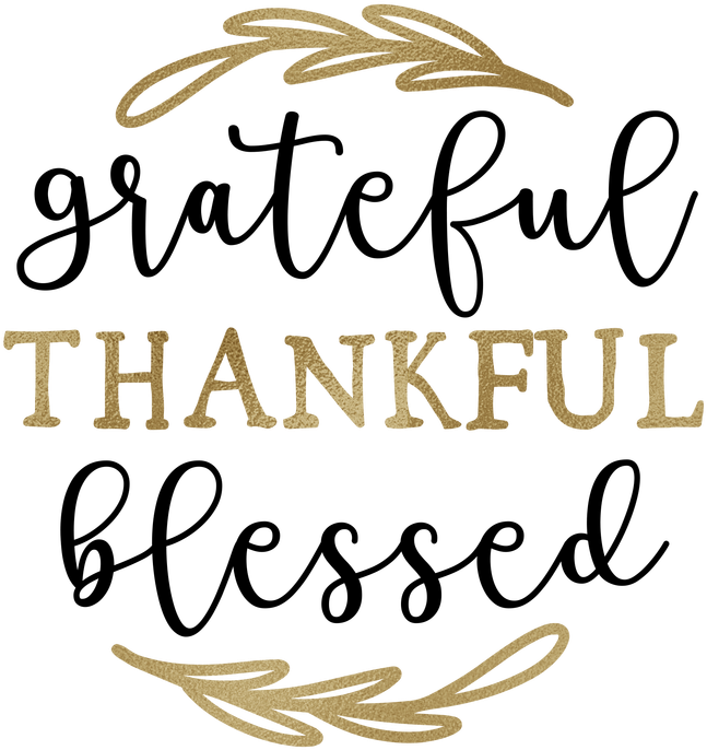 Thankful Grateful Blessed Transparent, HD Png Download PNG with transparent background