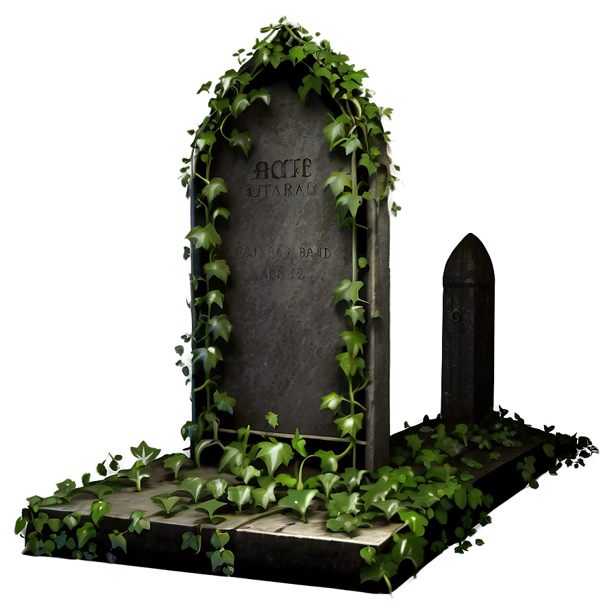 Grave With Ivy Png Mol49