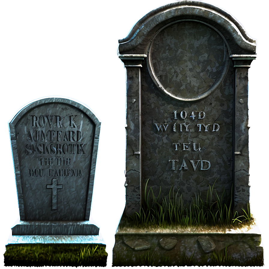 Graveyard Tombstone PNG 05252024 PNG with transparent background
