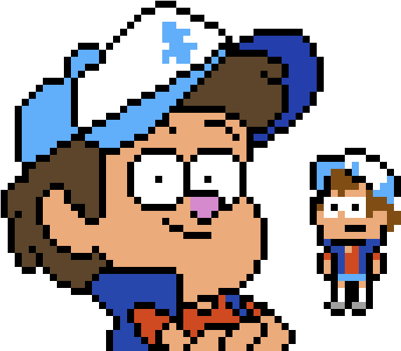 Gravity Falls Pixel Art, HD Png Download PNG with transparent background