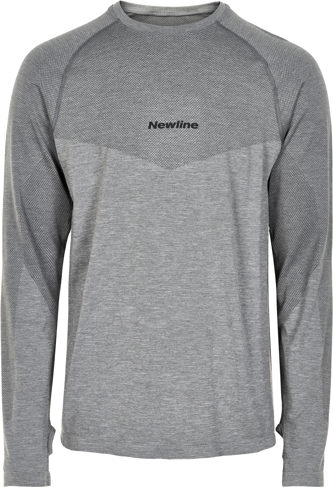 Gray Newline Long Sleeve Running Shirt